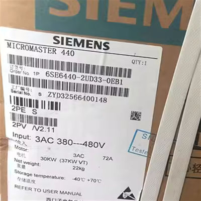 6SE6440-2UD31-8DB1 MM440 Siemens Micromaster 440 Frequency Converter