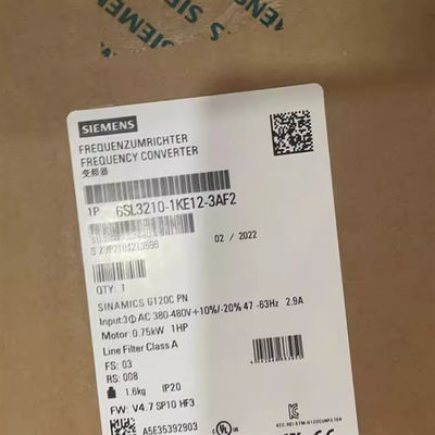 0.75kW G120 Power Module Integrated Filtering 6SL3210-1KE12-3AF2